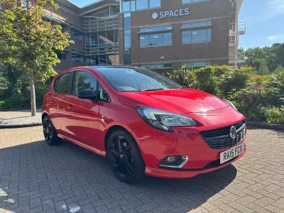 Used Vauxhall Corsa Edition 100 HP (73 kW) 2015 Red Hatchback