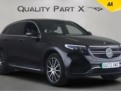 Used Mercedes EQC400 AMG line 300 kW (408 HP) 2022 Black SUV