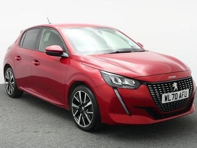Used Peugeot 208 Allure Premium 130 HP (95 kW) 2020 Red Hatchback
