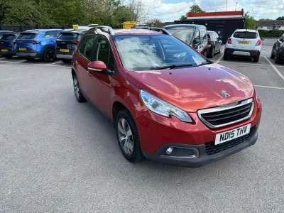 Used Peugeot 2008 Active 68 HP (50 kW) 2015 Red SUV