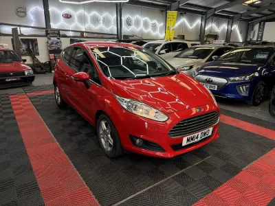 Used Ford Fiesta Zetec 2014 Red Hatchback