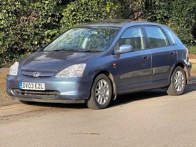 Blue Used 2003 Honda Civic Executive Hatchback | £1,895 (Good price)