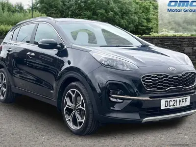 Used Kia Sportage GT-Line 177 HP (130 kW) 2021 Black SUV