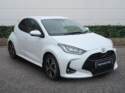 New Toyota Yaris Hybrid Design 2025 White Hatchback