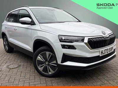 Used Skoda Karoq SE Drive 85 HP (62 kW) 2023 Moon white metallic SUV