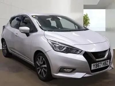 Używany Nissan Micra Acenta 71 KM (52 kW) 2017 Srebrny Hatchback