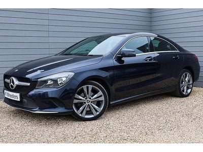 Used Mercedes CLA220 2017 Blue Sedan