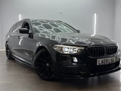 Used BMW 520 M Sport 190 HP (139 kW) 2019 Black Estate