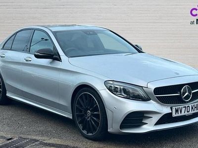 Silver Used 2020 Mercedes C220 AMG Line Premium Sedan | £18,537 (Fair price)