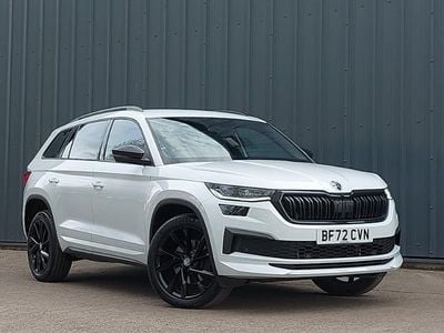 Used Skoda Kodiaq SportLine 200 HP (147 kW) 2022 White SUV