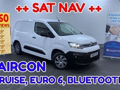 used Citroën Berlingo 1.6 650 ENTERPRISE ++ SAT NAV ++ AIRCON ++ EURO 6, AD BLUE, REAR SENSORS, 3 SEATS, CRUISE CONTROL. A