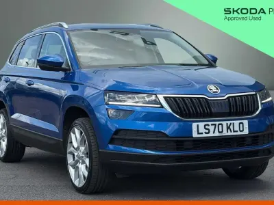 Gebraucht Skoda Karoq SE L 150 PS (110 kW) 2020 Blau SUV