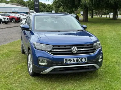 Used VW T-Cross SE 115 HP (84 kW) 2020 Blue SUV