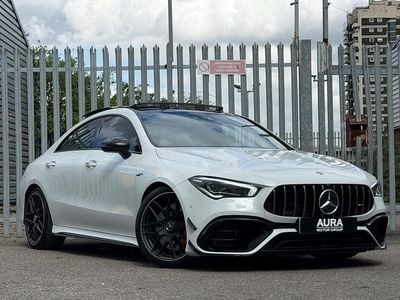Used Mercedes CLA45 AMG AMG 421 HP (309 kW) 2021 White Coupe