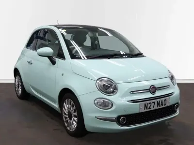 Used Fiat 500 Lounge 69 HP (50 kW) 2017 Green Hatchback