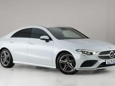Used Mercedes CLA180 AMG Line Premium 136 HP (100 kW) 2022 White Sedan