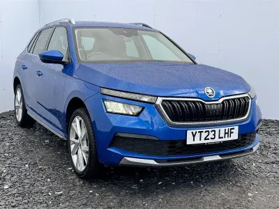 Used Skoda Kamiq SE L Executive 110 HP (80 kW) 2023 Blue SUV