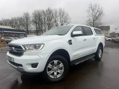Begagnad Ford Ranger Limited 2023 Vit Pickup