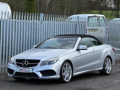 Used Mercedes E220 AMG line 2016 Silver Cabriolet