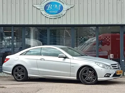 Used Mercedes E220 2010 Silver Coupe
