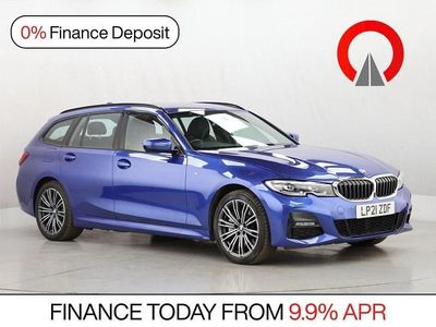 Used BMW 330e M Sport 292 HP (214 kW) 2021 Blue Estate