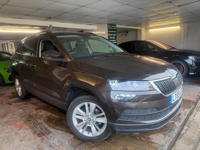 Used Skoda Karoq SE Technology 115 HP (84 kW) 2020 Brown SUV