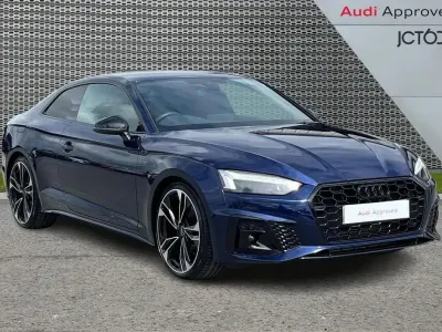 Used Audi A5 Black Edition 147 HP (108 kW) 2023 Blue Coupe
