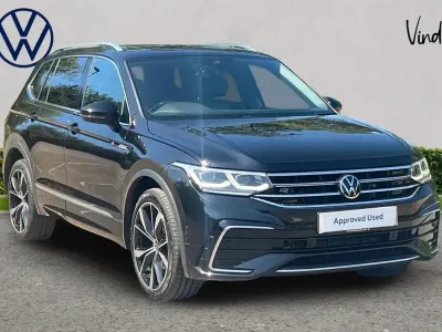 Used VW Tiguan Allspace R-line 150 HP (110 kW) 2022 Black SUV