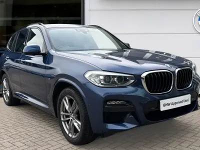Used BMW X3 M Sport 187 HP (137 kW) 2020 Blue SUV