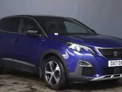 Used Peugeot 3008 GT-line 130 HP (95 kW) 2017 Blue SUV