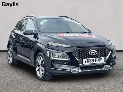 Second-hand Hyundai Kona Premium SE 120 CP (88 kW) 2019 Negru SUV