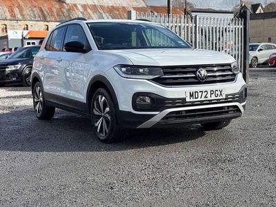 Used VW T-Cross Black Edition 110 HP (80 kW) 2023 White SUV