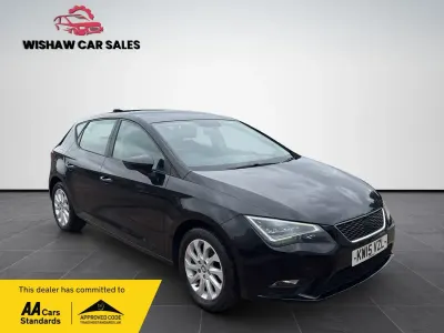 Used Seat Leon SE 110 HP (80 kW) 2015 Black Hatchback