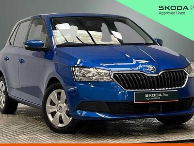 Used Skoda Fabia 44 HP (32 kW) 2020 Race blue metallic Hatchback