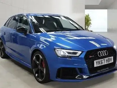 Used Audi RS3 Comfort 400 HP (294 kW) 2017 Blue Sedan