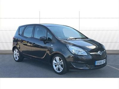 Used Vauxhall Meriva Club 100 HP (73 kW) 2016 Black MPV