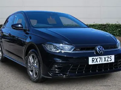 Used VW Polo R-line 95 HP (69 kW) 2021 Black Hatchback