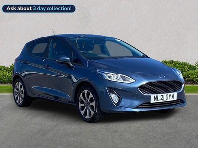 Used Ford Fiesta Trend 95 HP (69 kW) 2021 Blue Hatchback