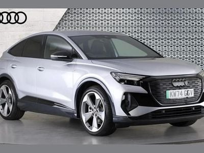 Used Audi Q4 Sportback e-tron Black Edition 210 kW (286 HP) 2024 Silver SUV