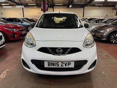 Begagnad Nissan Micra Visia 2015 Vit Halvkombi