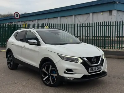 Used Nissan Qashqai Tekna+ 130 HP (95 kW) 2018 White SUV
