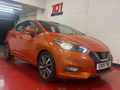 Used Nissan Micra Acenta Limited Edition 90 HP (66 kW) 2019 Orange Hatchback