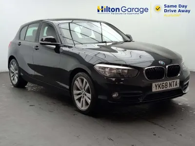 Used BMW 118 Sport Line 134 HP (98 kW) 2018 Black Hatchback