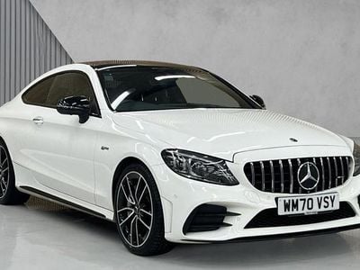 White Used 2021 Mercedes C43 AMG Premium Plus Coupe | £26,780 (Good price)