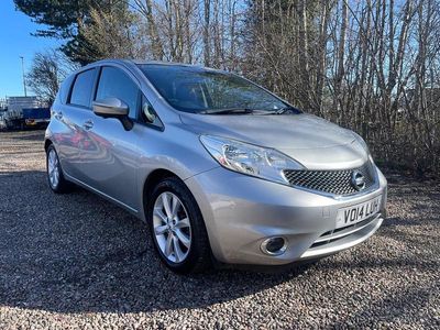 Begagnad Nissan Note Tekna 90 HK (66 kW) 2014 Silver Halvkombi