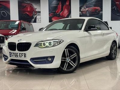 White Used 2016 BMW 218 Sport Line Coupe | £5,995 (Fair price)