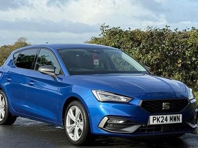 Used Seat Leon FR 110 HP (80 kW) 2024 Blue Hatchback
