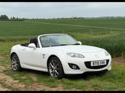 Used Mazda MX5 20th Anniversary 126 HP (92 kW) 2010 White Cabriolet