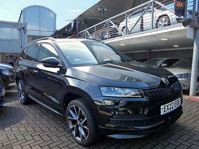 Used Skoda Karoq SportLine 150 HP (110 kW) 2022 Black magic pearl effect SUV