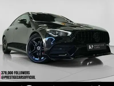 Used Mercedes CLA180 AMG line 136 HP (100 kW) 2022 Black Coupe